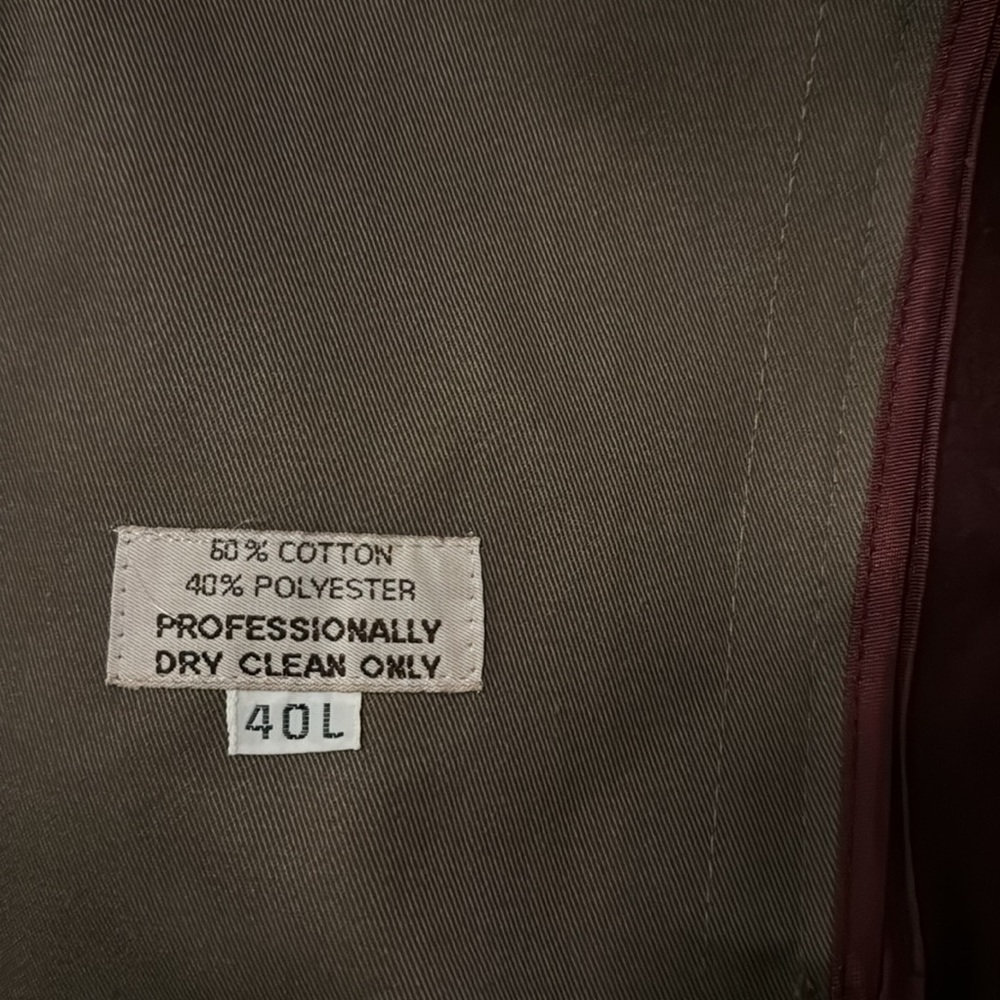 Vintage Christian Dior Classic Men’s Trench Coat - Picture 9 of 13